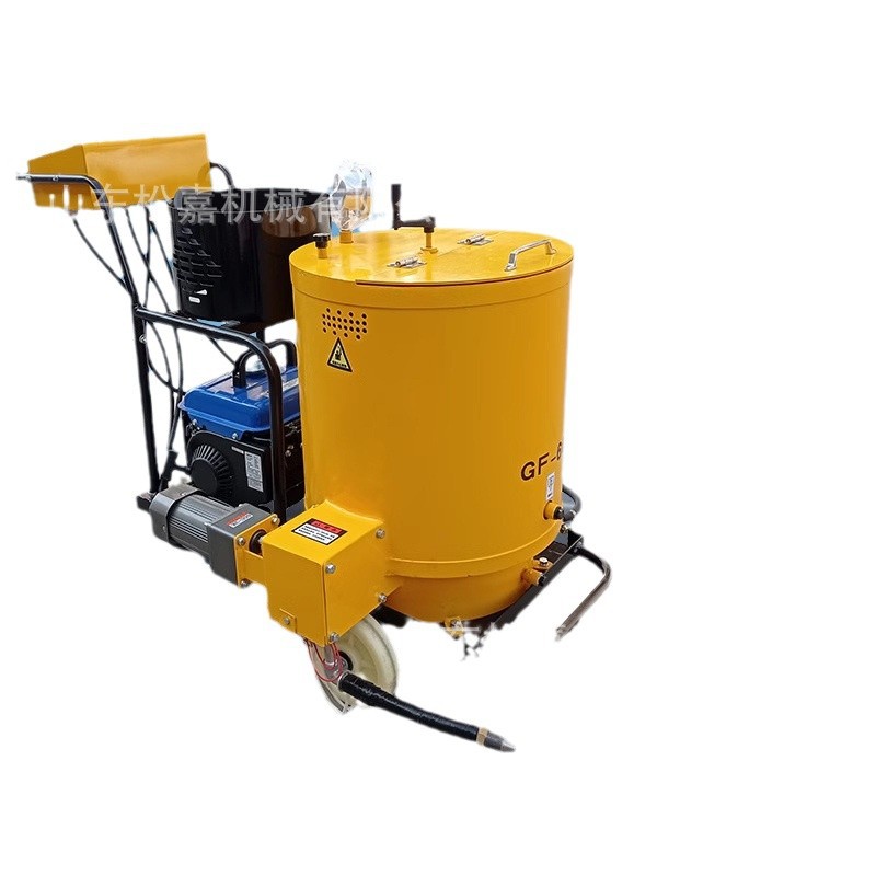 100 litros de tracción de pegamento de asfalto calentado máquina de llenado de asfalto máquina de reparación de costura máquina de llenado de fila de pavimento de cemento