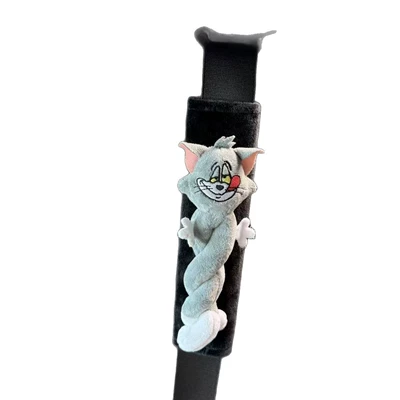 cartoon plush toy car black | Seat belt shoulder pad
