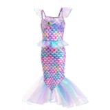 (Трансграничная торговля), платье, наряд маленькой принцессы, рыбий хвост