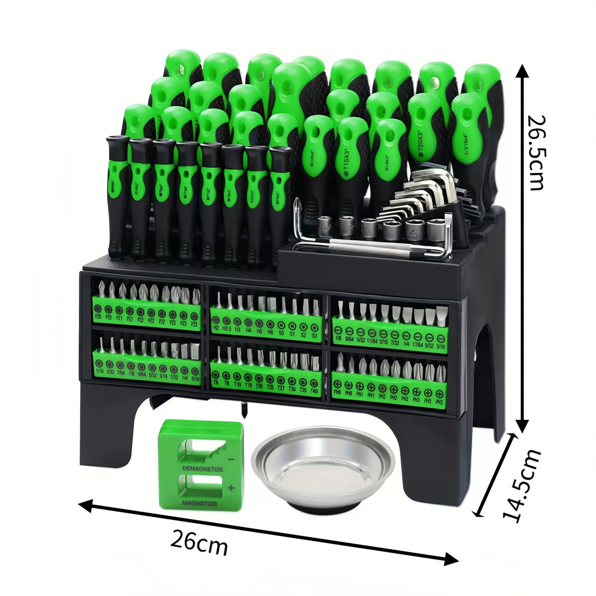 118pc 녹색 드라이버