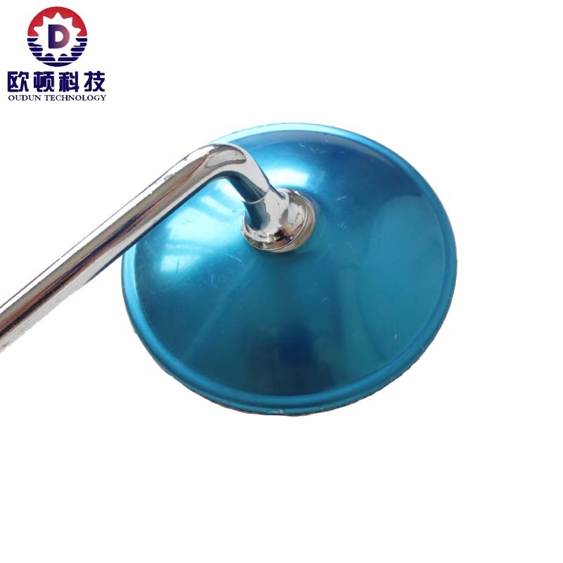 SOURCE manufacturer motorcycle rearview mirror modified reflector GN125 round mirror electroplated metal GN150 Prince Knight