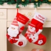 [Two in group] English red and white socks [old man + snowman]