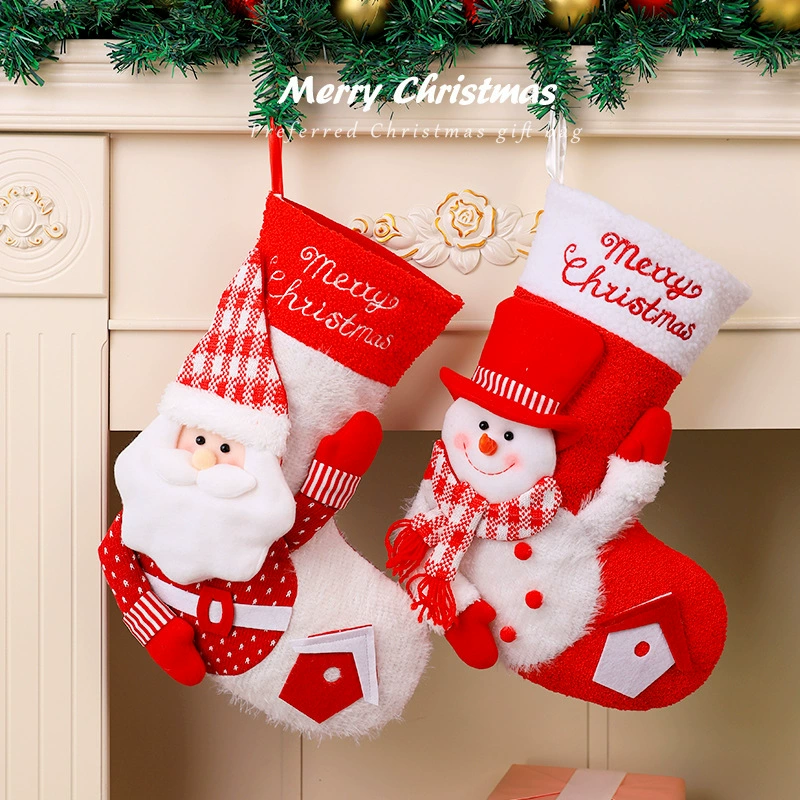 Большие носки, новогодние украшения для раннего возраста, детская подвеска, подарок на день рождения