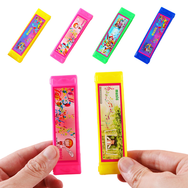 Juguetes para niños armónica colorida jardín de infantes estudiantes primarios instrumentos de soplo música mini armónica regalos