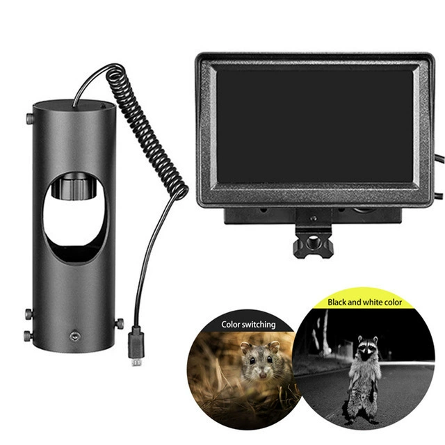 Цифровой прибор ночного видения при слабом освещении светодиодный инфракрасный 4,3-дюймовый прибор ночного видения телескоп при слабом освещении