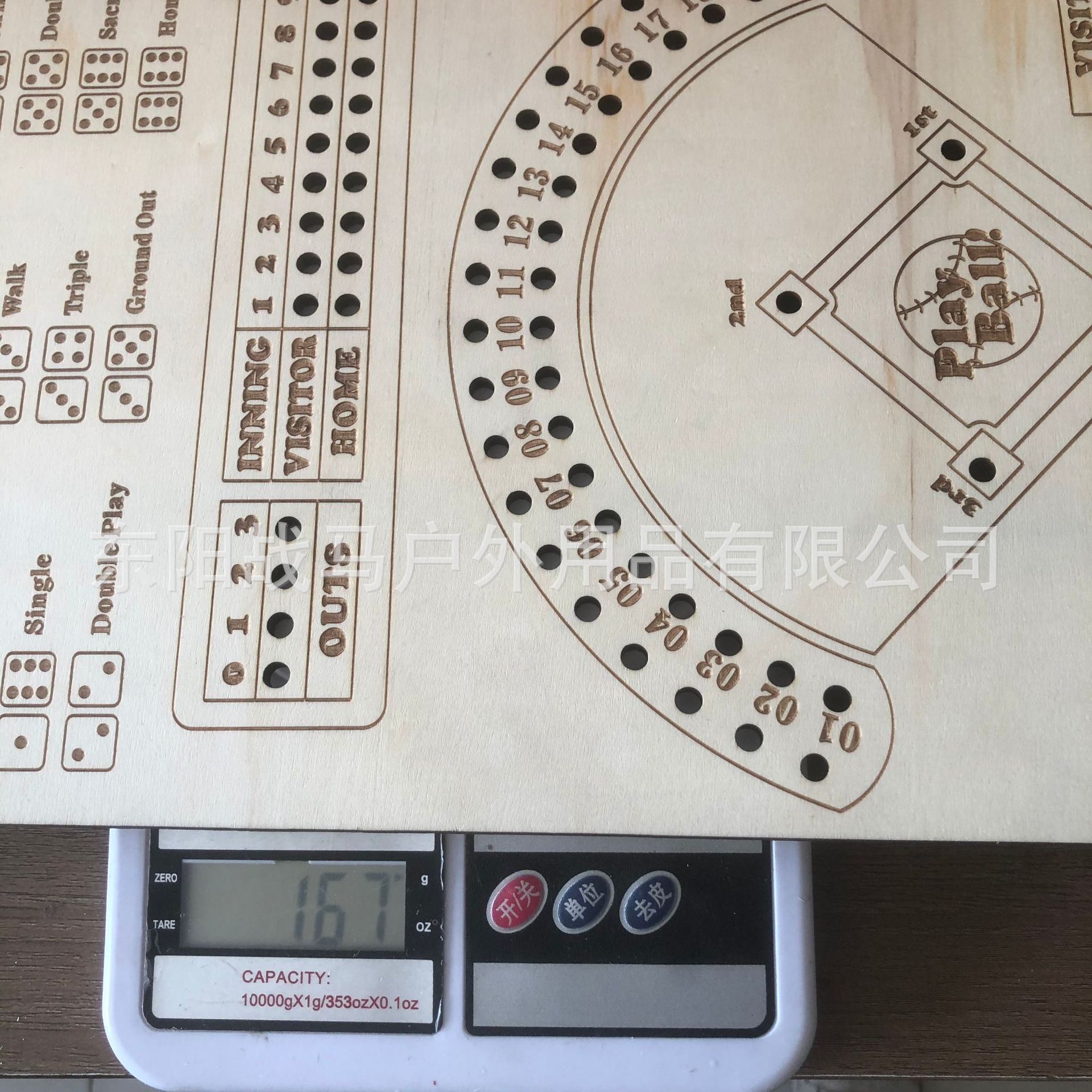 baseball-dice-board-game
