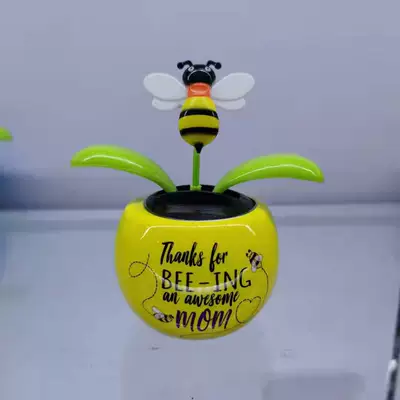 Factory Direct Supply Cross-border Solar Apple Flower Painted Car Interior Decoration Creative Gift Home Decoration Doll (Car ornaments) - little-bee