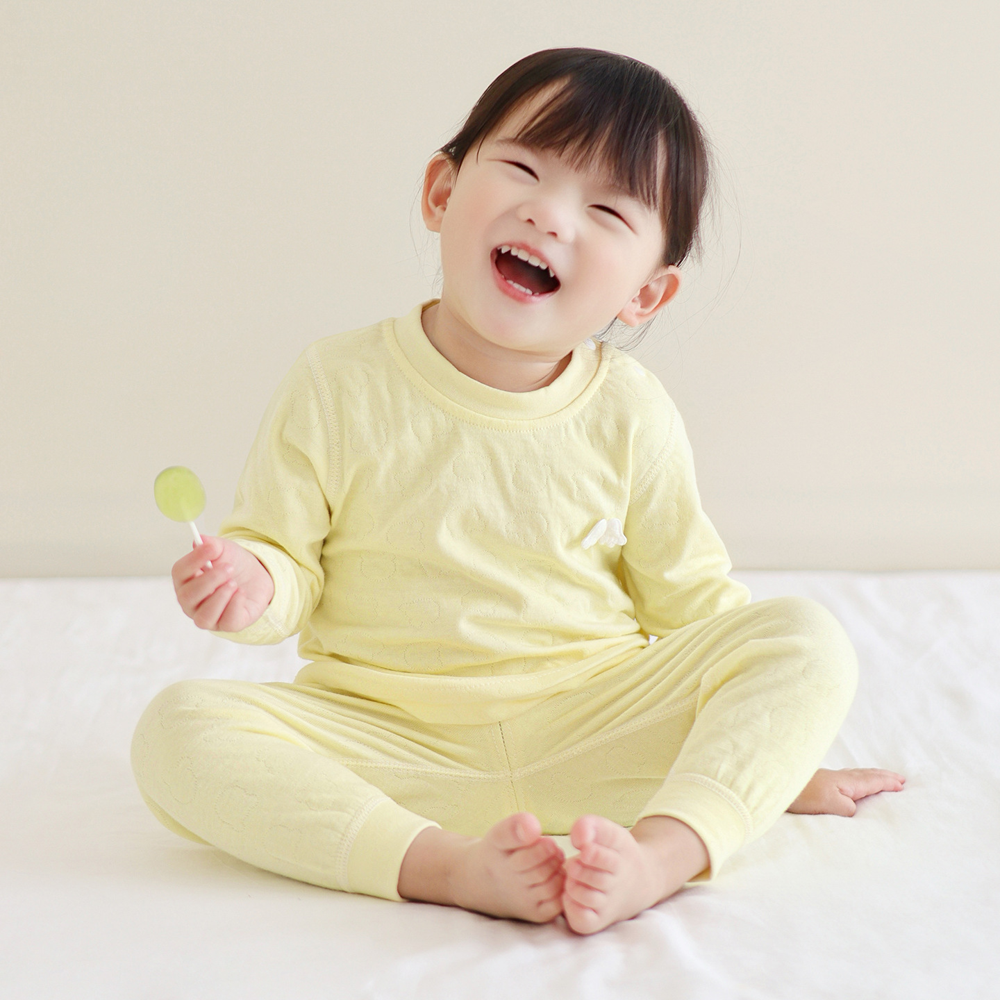 Pantalones de otoño para bebés, pijamas de algodón para niños y niñas, ropa interior cálida para bebés