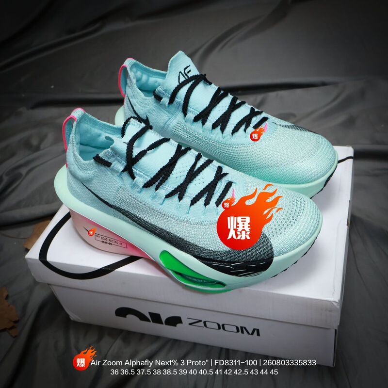 Air Zoom Alphafly Next% Proto 3rd Generation Men's and Women's Sports Air Cushion Running Shoes Air Zoom Alphafly Next% Proto 3rd Generation Men's and Women's Sports Air Cushion Running Shoes