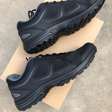 正品新款体能鞋夏季透气小黑鞋户外防滑耐磨软底轻便训练运动鞋黑