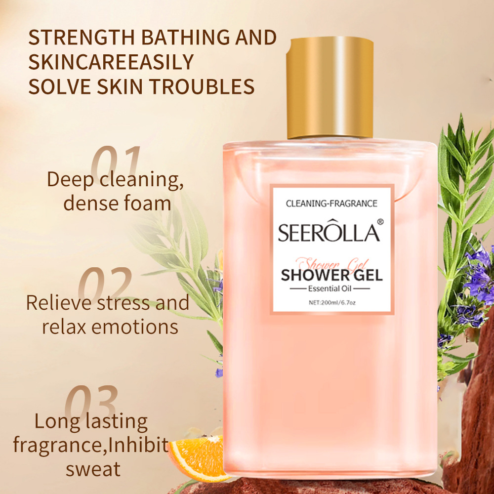 Cross-border exclusive fragrance shower gel, long-lasting fragrance, moisturizing, hydrating, refreshing, non-greasy, wholesale