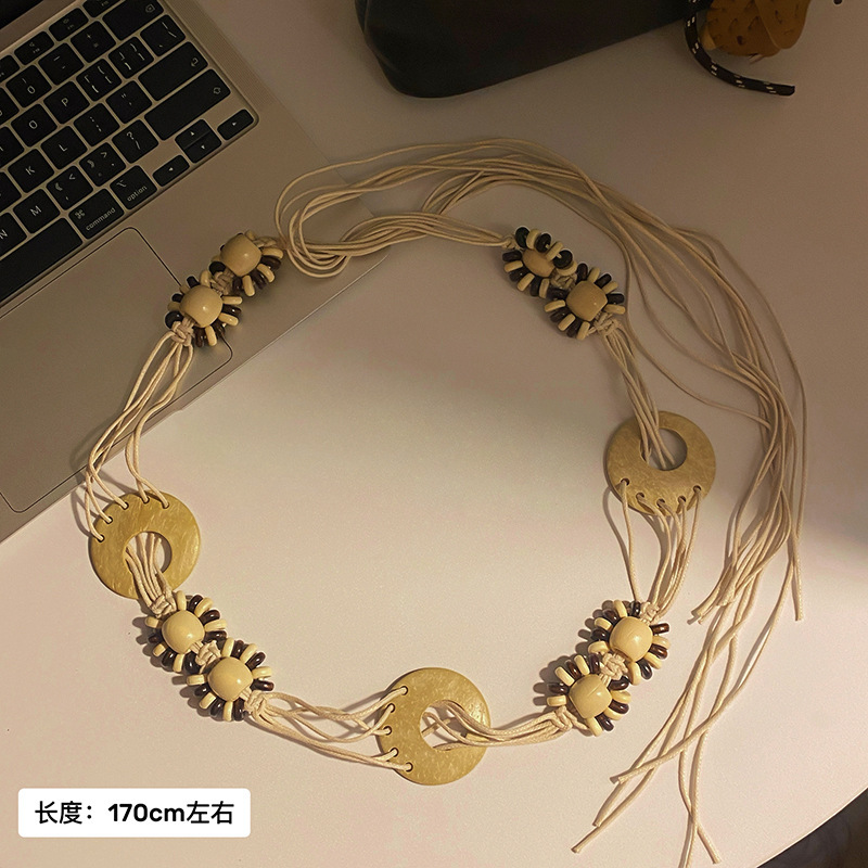 波西米亚复古腰带女新款感配裙子百搭腰链小众设计感配饰|undefined