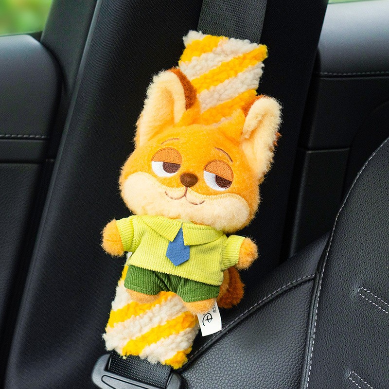 Zootopia Judy Nick Car Seat Belt Shoulder Pad Car Seat Belt Cover Car Interior Decoration Accessories
