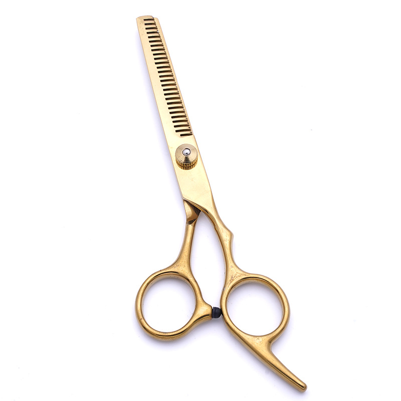 Tijeras de pelo directo de fábrica tijeras de peluquería profesional estilista de acero inoxidable tijeras planas flequillo tijeras de dientes finos tijeras para mascotas