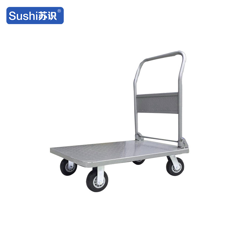 苏识 CZ8-70 70*100cm橡胶轮 载重800kg 重型平板手推车 (计价单