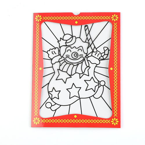 Clown color changing card white color changing painting magic toy children magic props prophecy color changing card batch