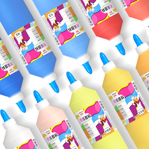 Children's painting acrylic paint 500ml wall painting paint hand-painted watercolor acrylic painting art paint textile paint