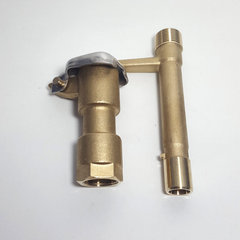 6-inch DN20 Internal Thread Red-Flush Copper Water Tap, Copper Quick-Access Water Dispenser for Residential Areas, Convenient Copper Water Outlet Valve