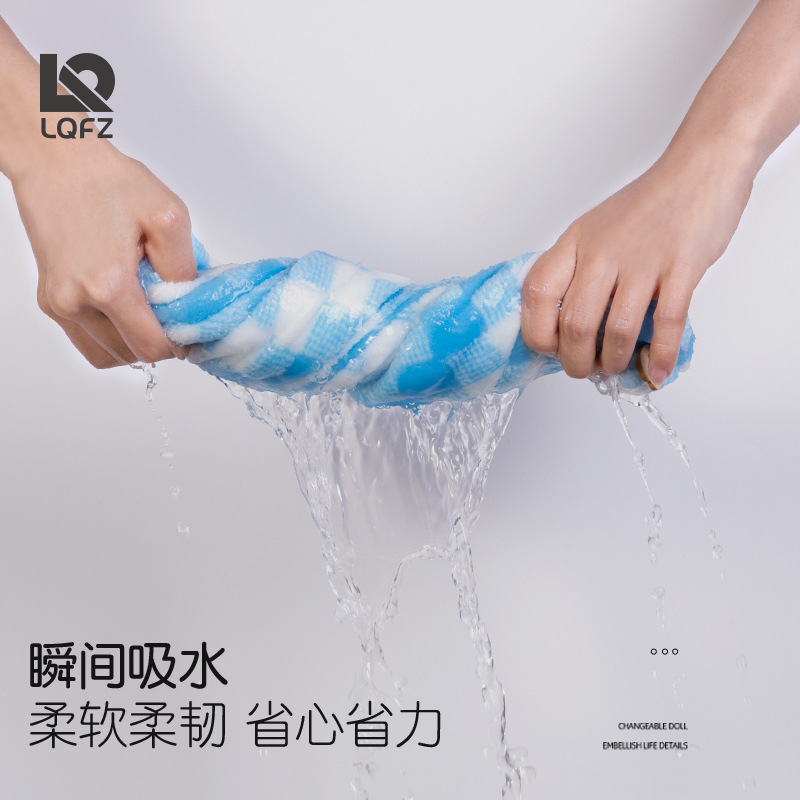 Gorro de secado de pelo de lana de coral Toalla de secado rápido absorbente para mujeres Gorro de secado de cabello Gorro de ducha engrosado de pañuelo de cabeza Gorro de secado de pelo al por mayor