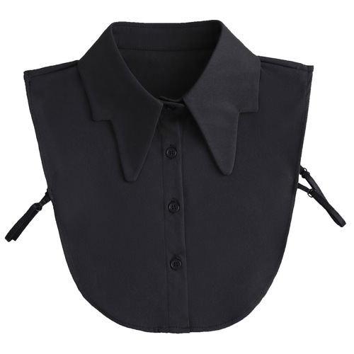 Women's Fashionable Pointed Collar Child Fall/Winter Matchable Striped Shirt Collar for Women Long-Sleeve Shirt Collar for Spring/Summer