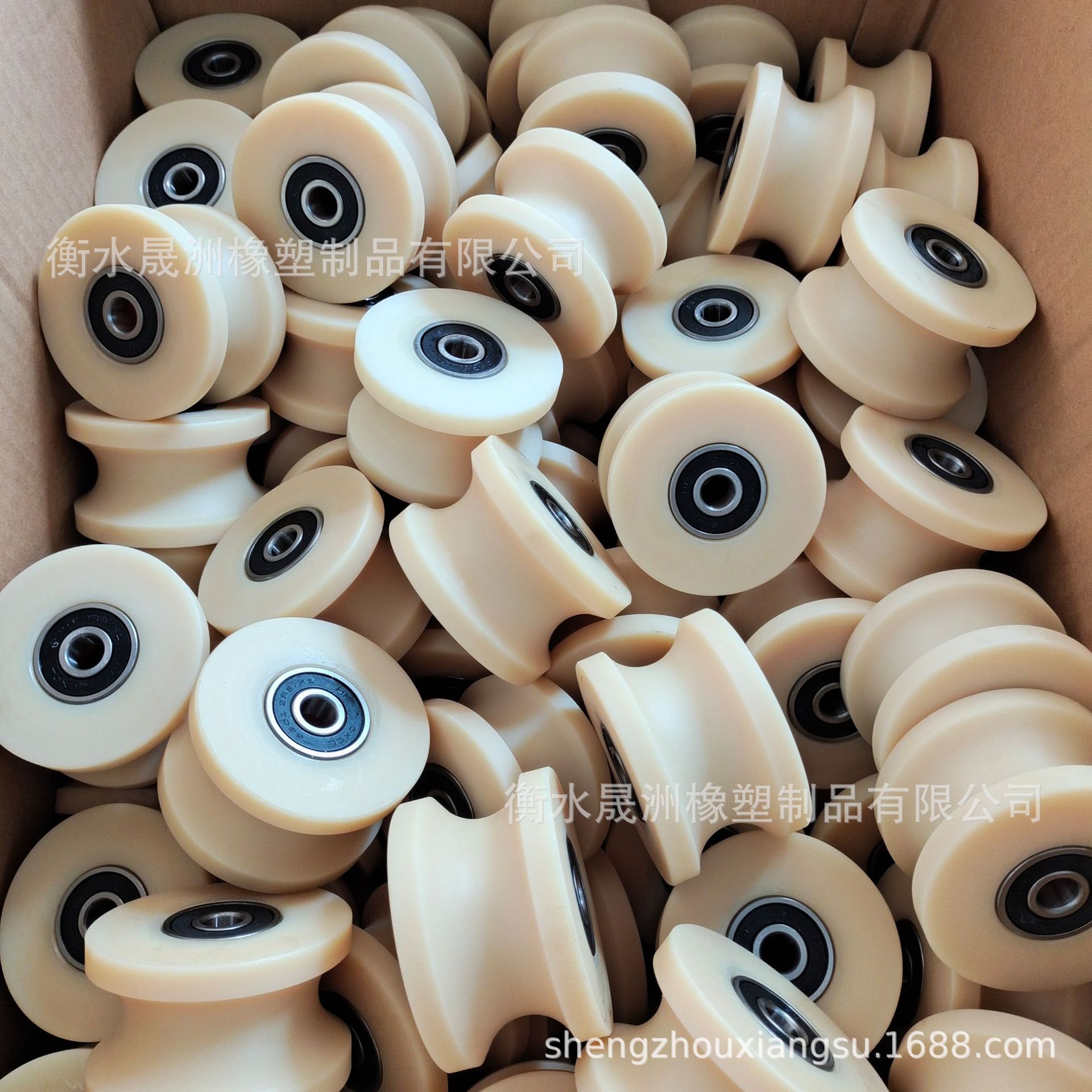 尼龙滑轮尼龙U形槽导轮轴承轮 尼龙滑轮轨道轮尼龙耐磨轮来图来样