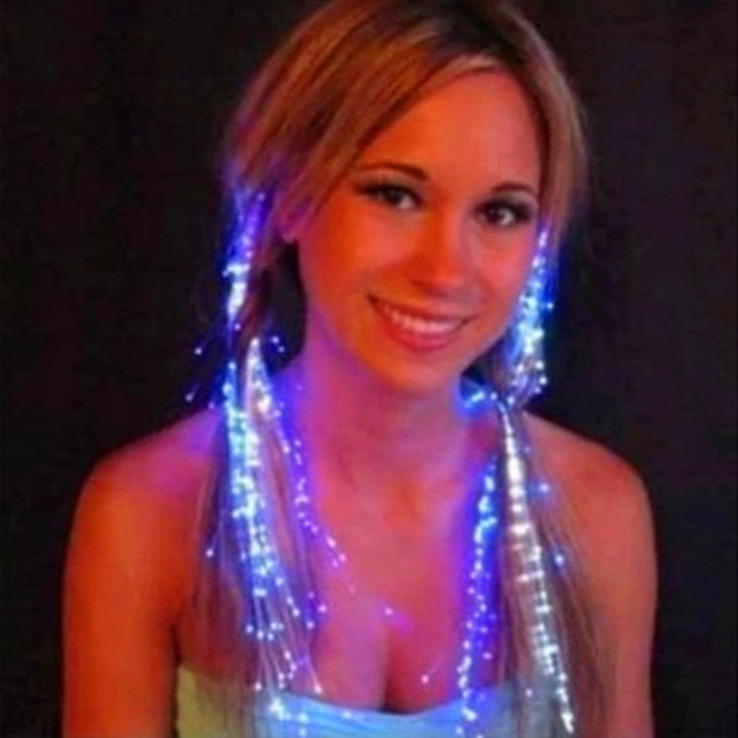 Colorful luminous braid birthday party bar dance concert children's stall foreign trade supply