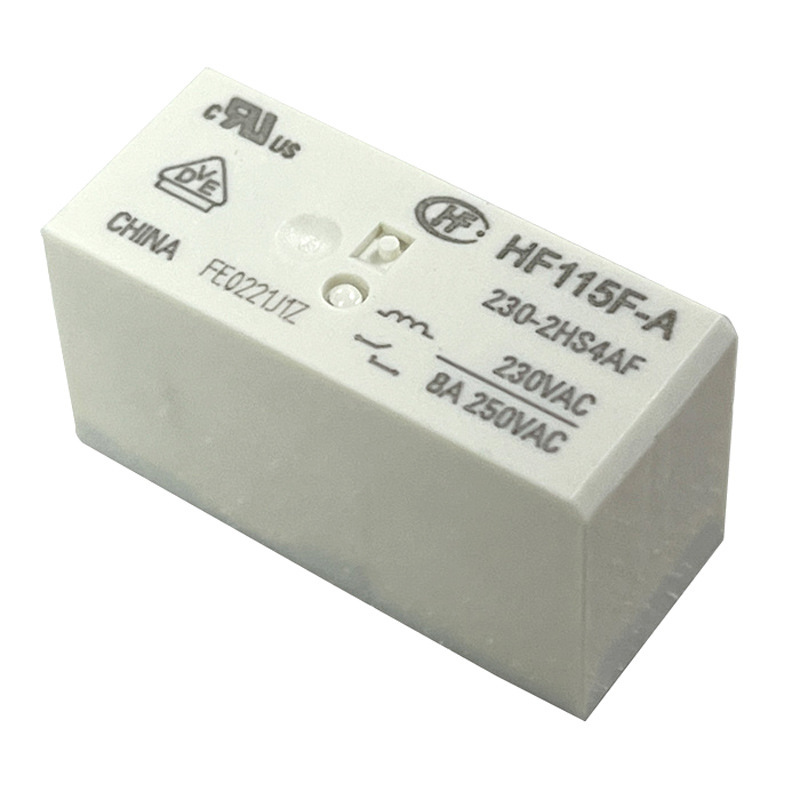 宏发功率继电器HF115F-A-230-2HS4AF两组常开6脚8A负载塑封型全新
