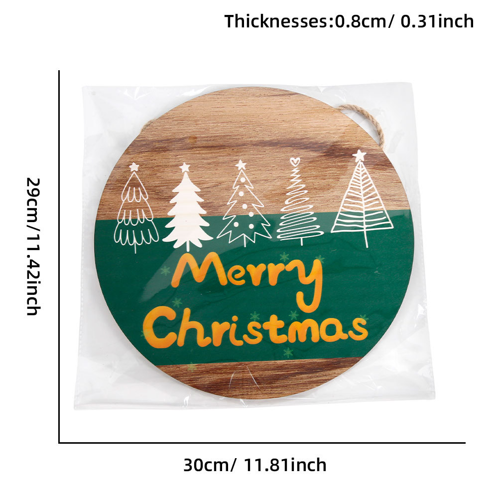 Neuer Anhänger für Partydekoration, Atmosphärenanordnung, Holztürbehang, Cartoon-Hängedekoration_voghion.com