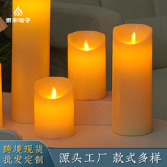 电子蜡烛灯LED仿真石蜡灯婚庆装饰摆件生日氛围灯小夜灯仿真烛光