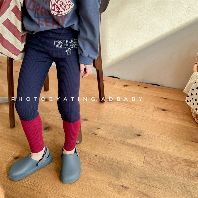 Весна-осень детские л leggings, штаны, детская одежда
