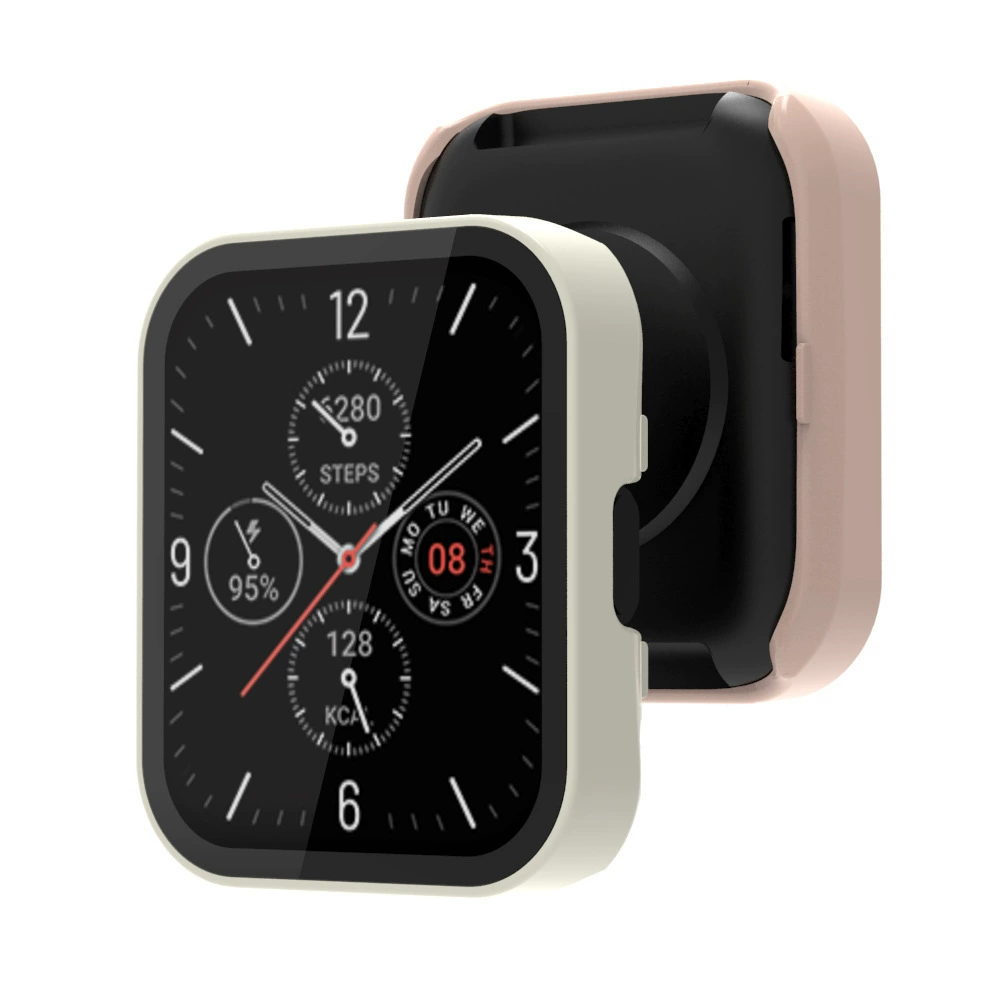 Совместимый защитный чехол для Huami Watch BIP5 смарт-часов Amazfit BIP5 PC+закалённое стекло в интегрированном корпусе