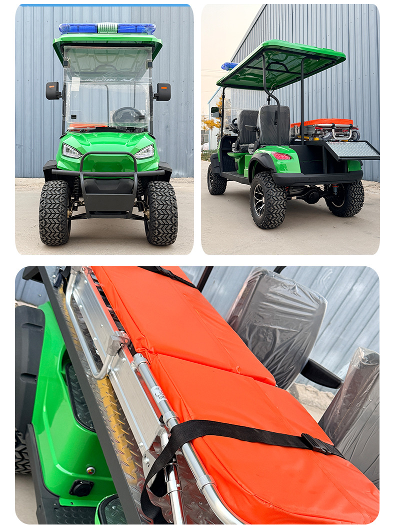 Electric Golf Cart, Golf Course Special Vehicle, Four-Wheel 2-Seat Stretcher, Scenic Spot Sightseeing Vehicle, B&B Shuttle Vehicle, Sightseeing Vehicle