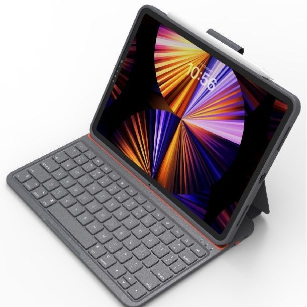 Suitable for Ipad2025 Model Por 11inch Tablet Protective Case Pro 13inch Wireless Bluetooth Keyboard Cross-Border Shipping