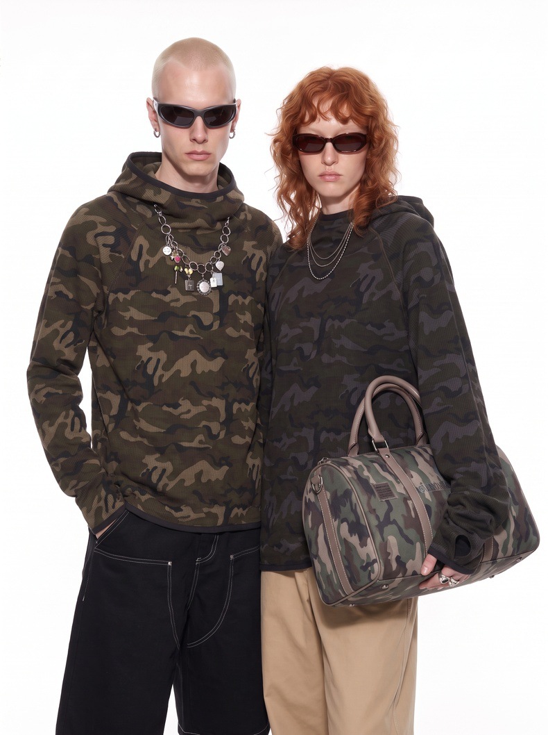 Inflation Camo 200g Hooded Hoodie