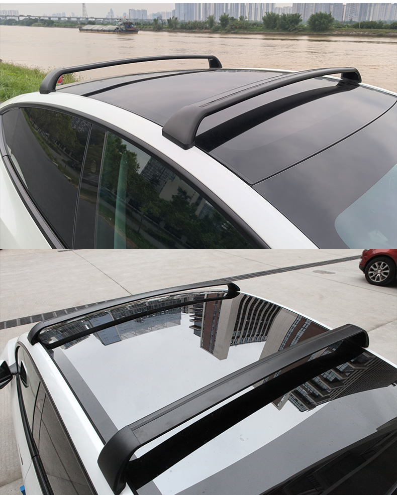 Suitable for Tesla's New Model Y Car Luggage Rack, Tesla Roof Luggage Rack with Locking Crossbar