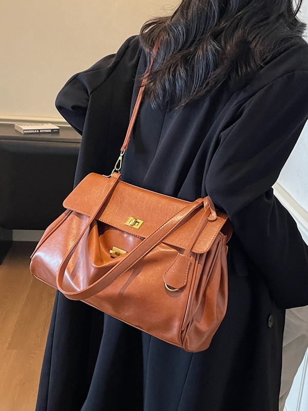 Bolso, bolso de hombro de alta calidad, bolso de hombro de gran capacidad, bolso de transporte de trabajo casual.