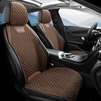 Cotton and Linen Seat Cushion for Car – Universal seat cover