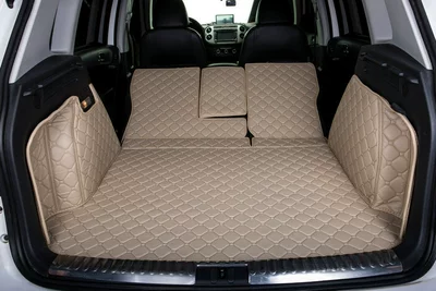 Trunk Mat, car trunk mat leather trunk - creamy-white-monolithic