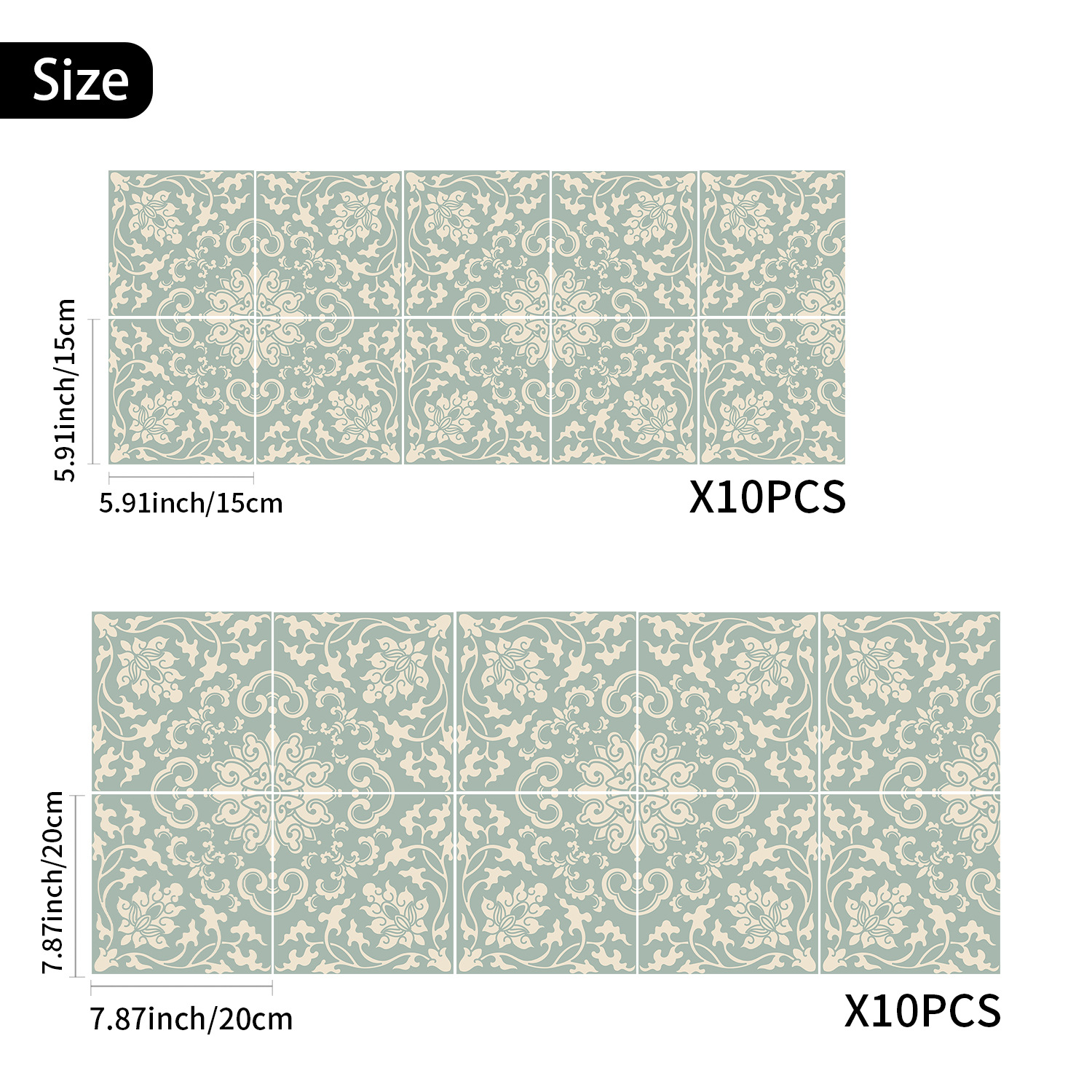 15X15CMX10PCS