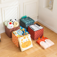 跨境新品家居收纳储物箱婴儿衣物儿童玩具收纳箱可折叠布艺整理箱