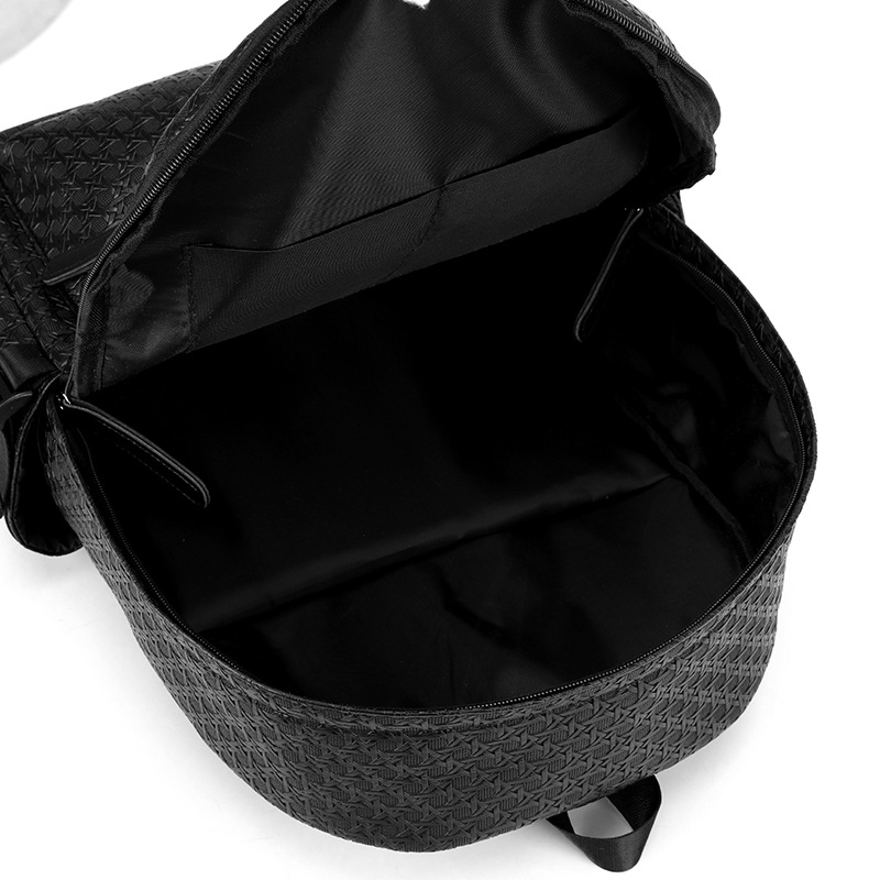 Nuevo estilo mochila para hombre nuevo estilo salvaje casual estudiante mochila escolar PU cuero moda alta sensación bolsa de negocios mochila para computadora