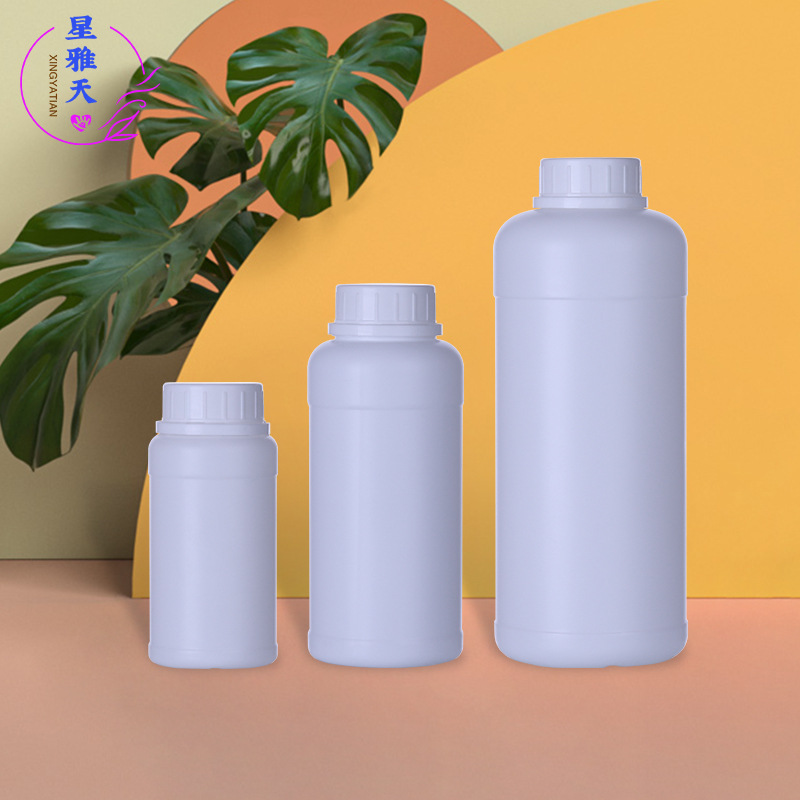 现货 pe250-500-1000ml大口农药液体塑料瓶子 防盗盖叶面肥化工瓶