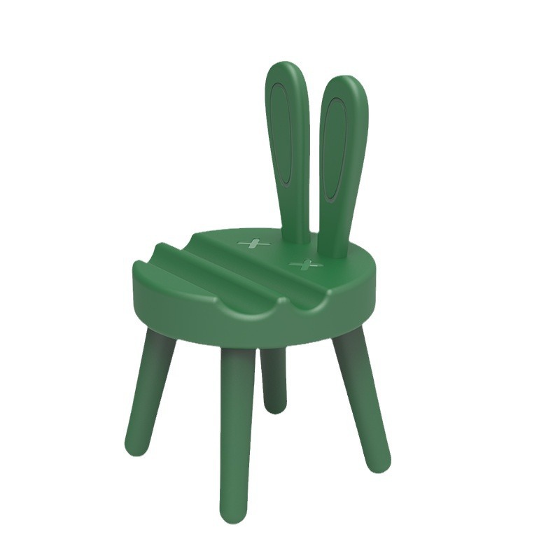 Venta directa de fábrica, regalos promocionales creativos de plástico, silla de dibujos animados, soporte para teléfono móvil de escritorio, soporte para teléfono móvil, se puede imprimir LOGO