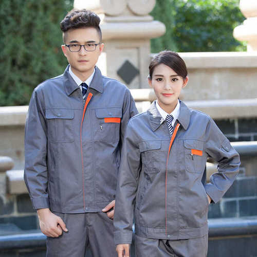 Spring and Autumn Workwear Set for Men: Winter-Thickened Labor Protection Clothing—Ideal for Electric Welding, Auto Repair, and Highly Durable Workwear