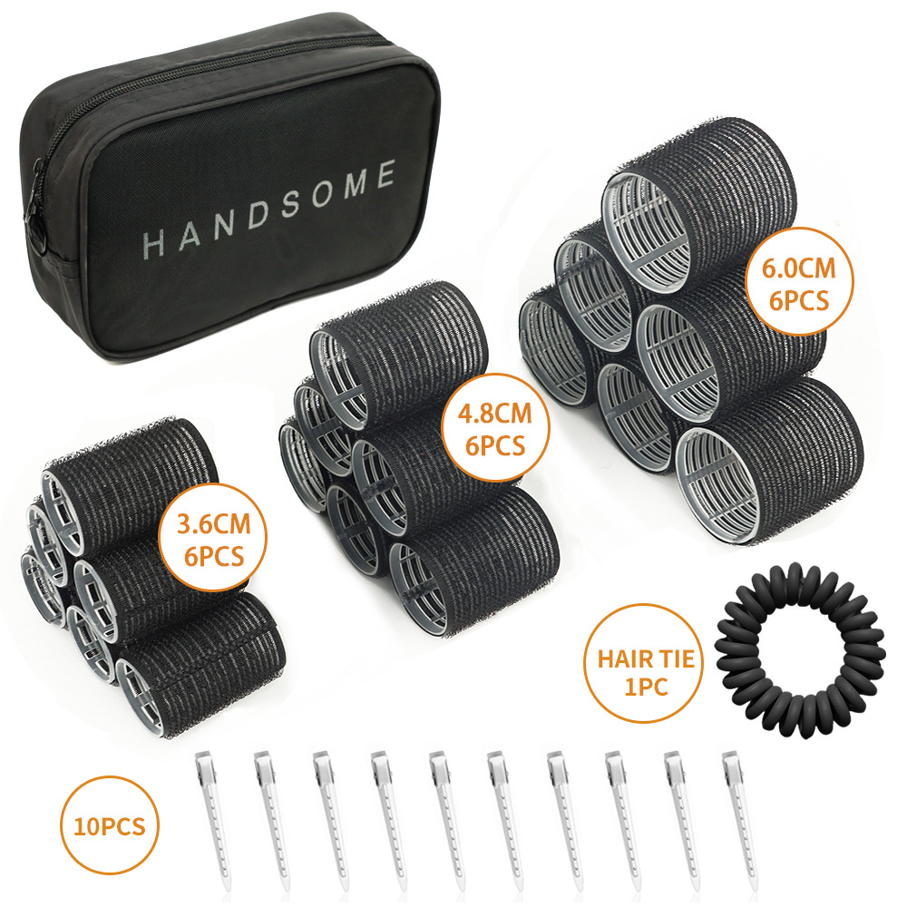 60mm 세트 거즈 백 헤어 링]