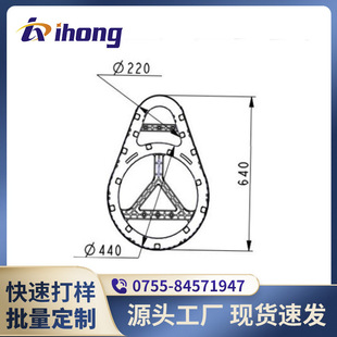 D400/D500/D600 Cable Winding Rack (Hook Accessories)