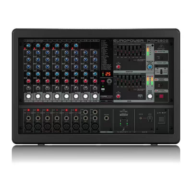 BEHRINGER/百灵达 PMP580S专业调音台带功放一体机舞台商演