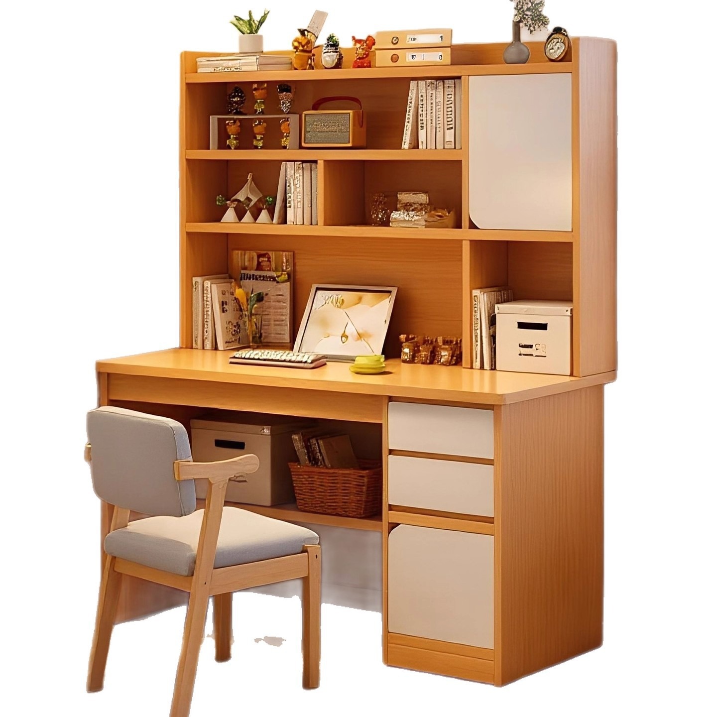 Mesa de estudio, estante de escritorio, escritorio de estudio, escritorio de escritorio