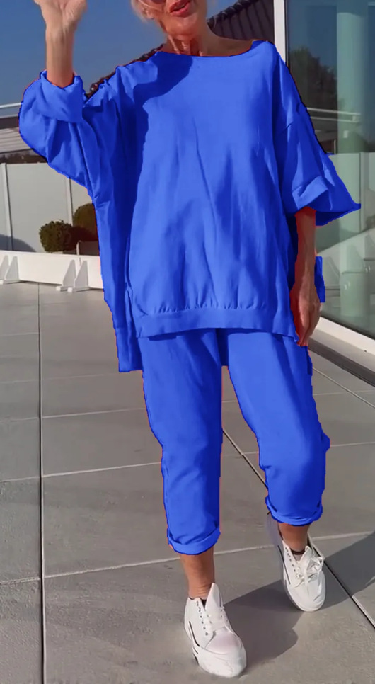 진한 파란색