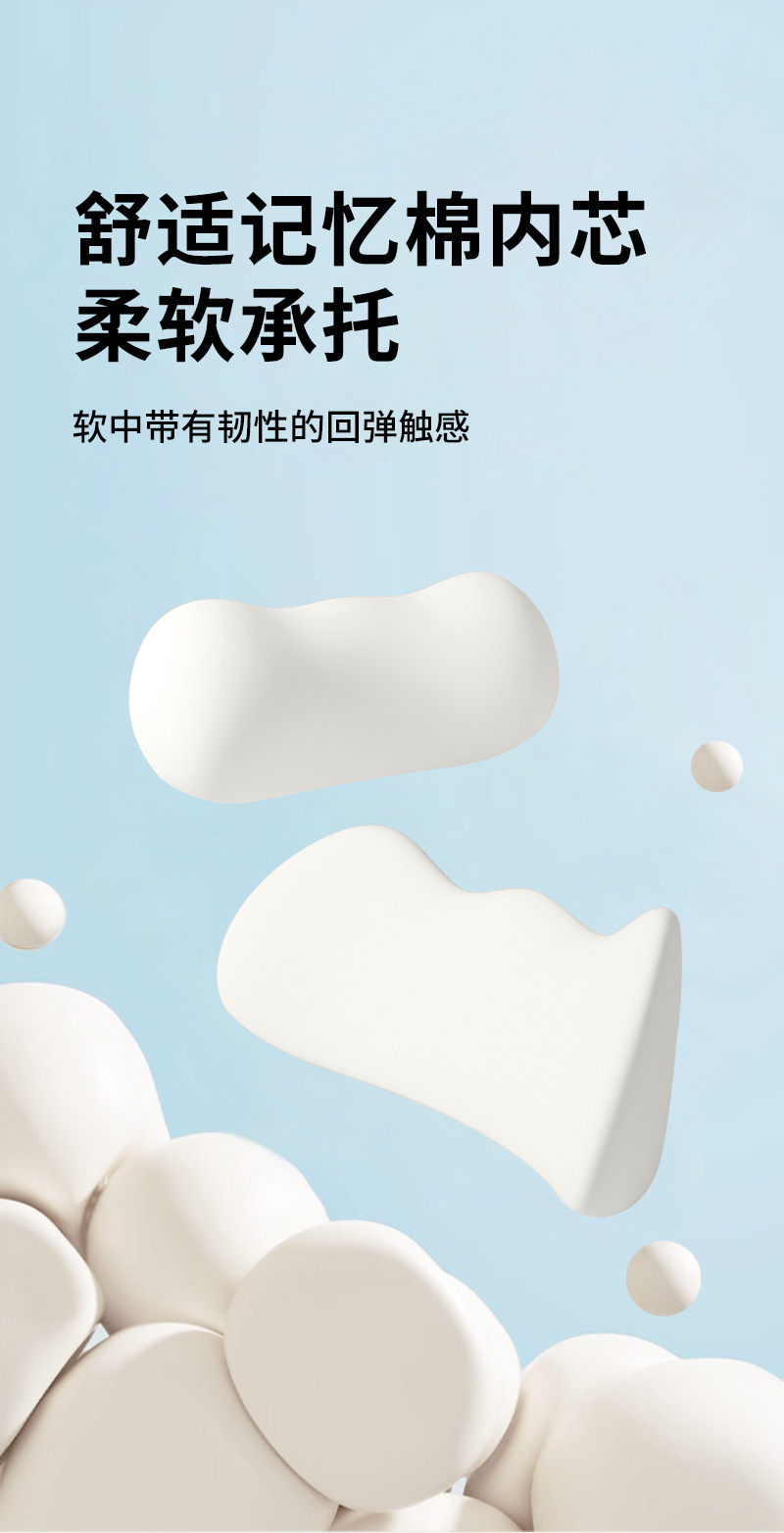 Cross-Border Car Seat Gap Lumbar Support Memory Foam Lumbar Pillow Car Driving Waist Protection Artifact Slow Rebound Lumbar Support Cushion
